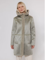 Alina Reversible Coat - Artichoke